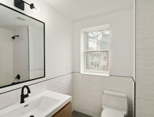 all white tiles