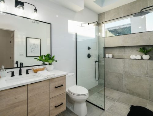 master bathroom in