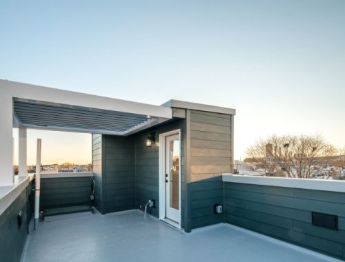 rooftop pergola in