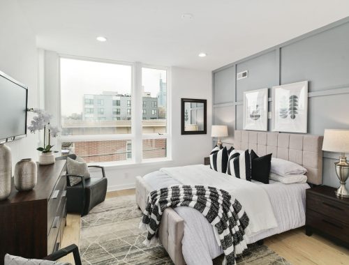 bedroom with huge