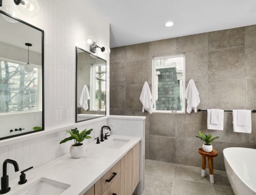 neat looking bathroom