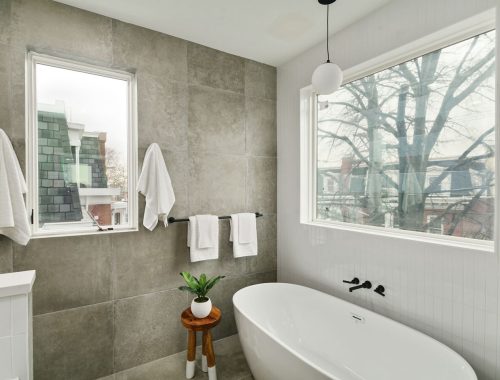 neat looking bathroom