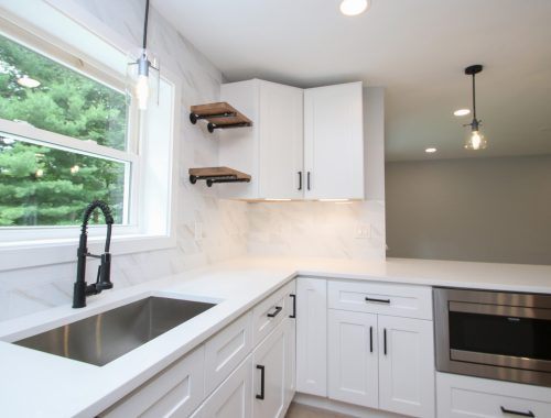 solid sink and drawers